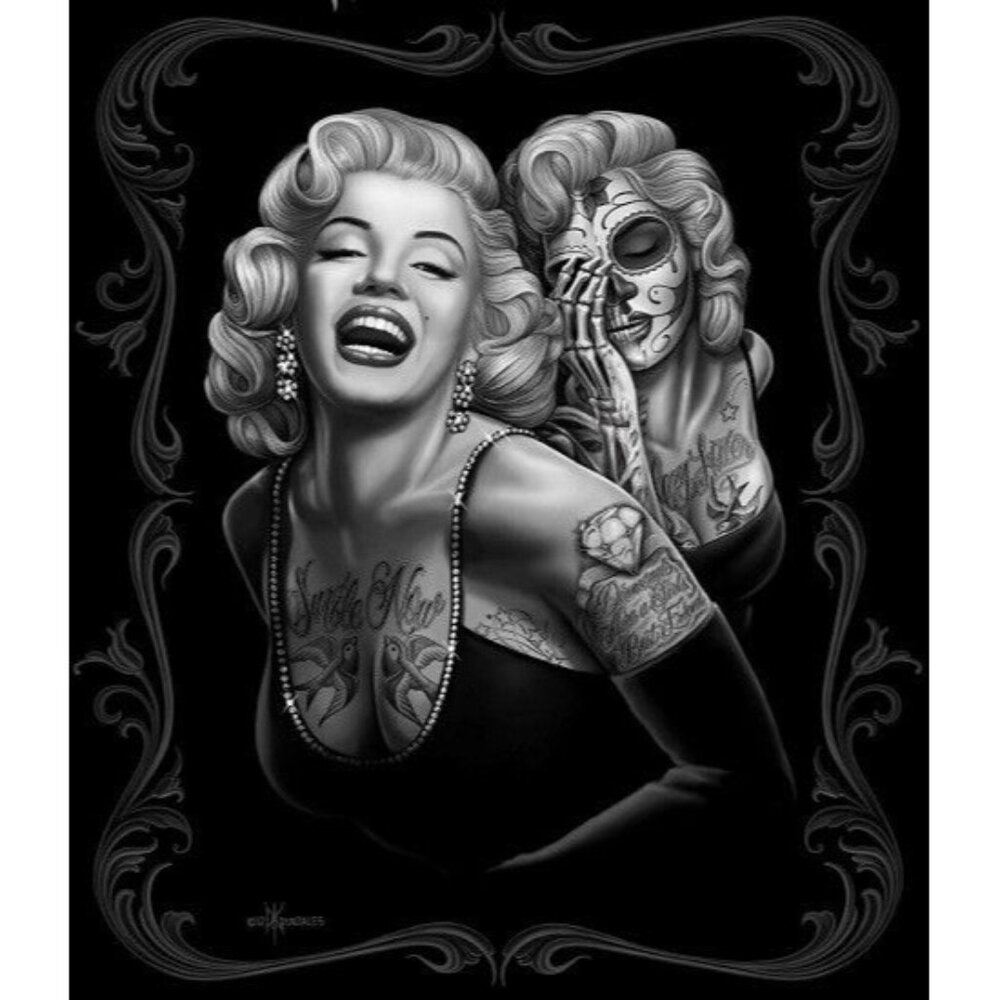 New Smile Now Cry Later Marilyn Monroe Fleece Throw Gift Blanket Movie Star WARM